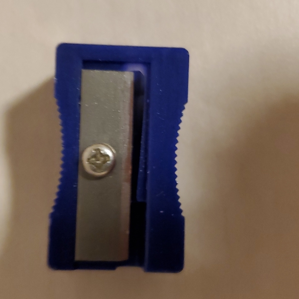 Purple Plastic Pencil Sharpener